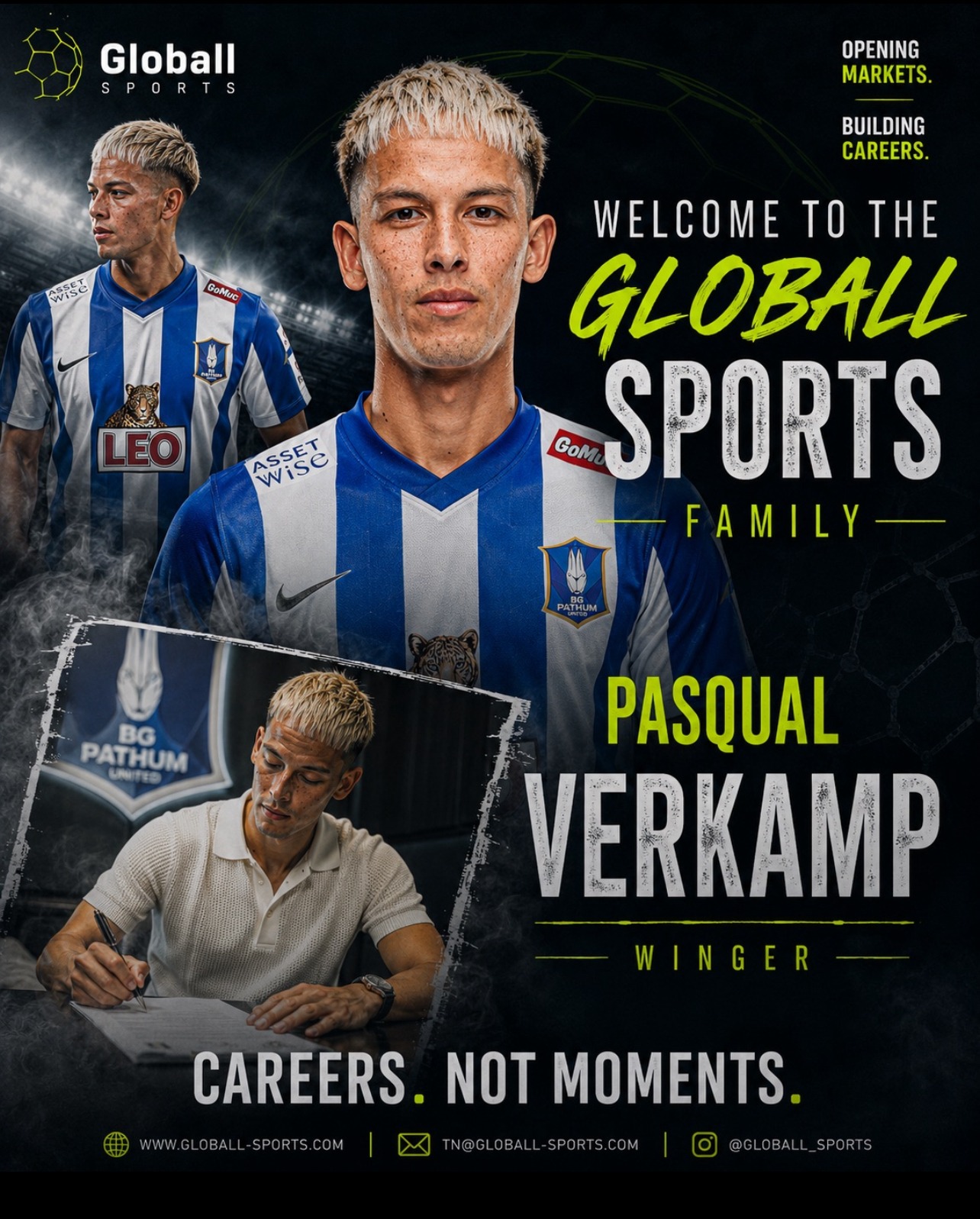 Pasqual Verkamp x Globall Sports